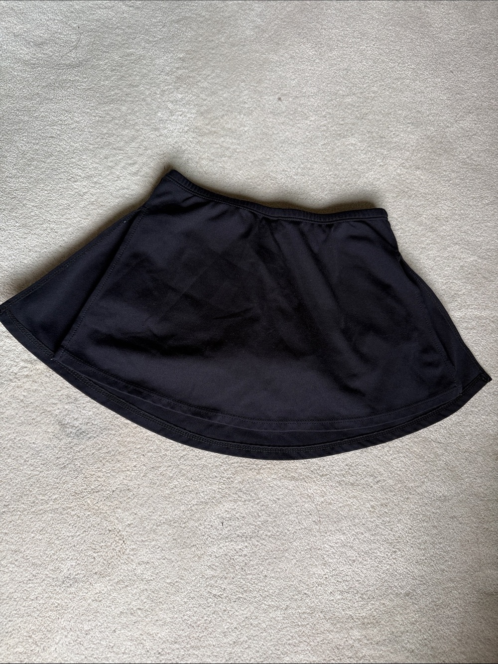 Capezio Black Athletic Skirt with Built-In Shorts